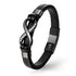 Lederarmband mit gravur und zirkonia steine